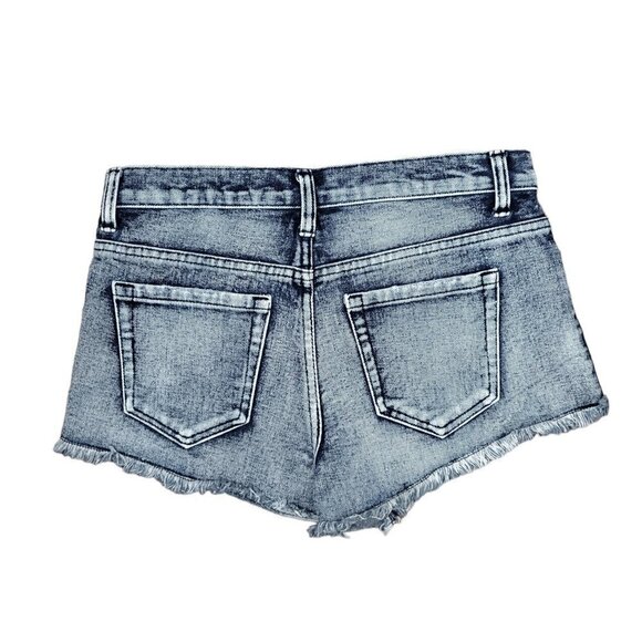 🚨080 Forever 21 High Waist Distressed Jean Shorts - Picture 3 of 6